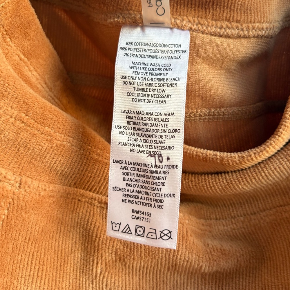 🆕 Calvin Klein Velour Wide Leg Lounge Pants Camel Soft Stretch Size 2XL, 3XL - Picture 13 of 16